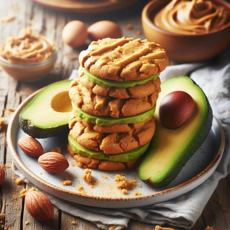 REALLY COOL PEANUT BUTTER AVOCADO COOKIES